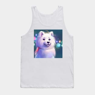 Cute Samoyed Drawing Tank Top